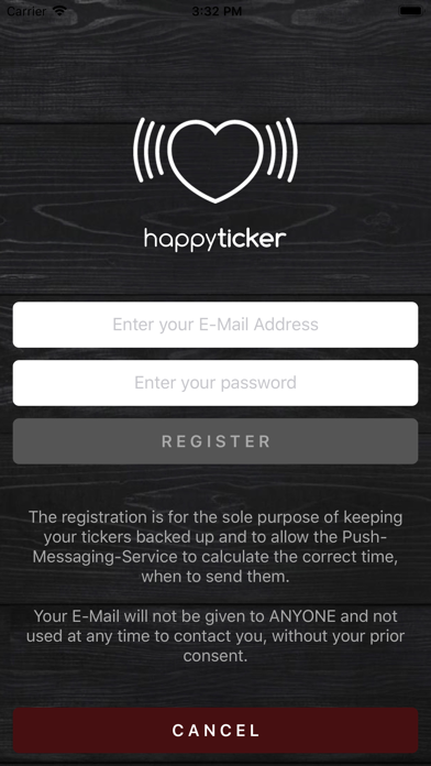happyticker Ereignisansicht